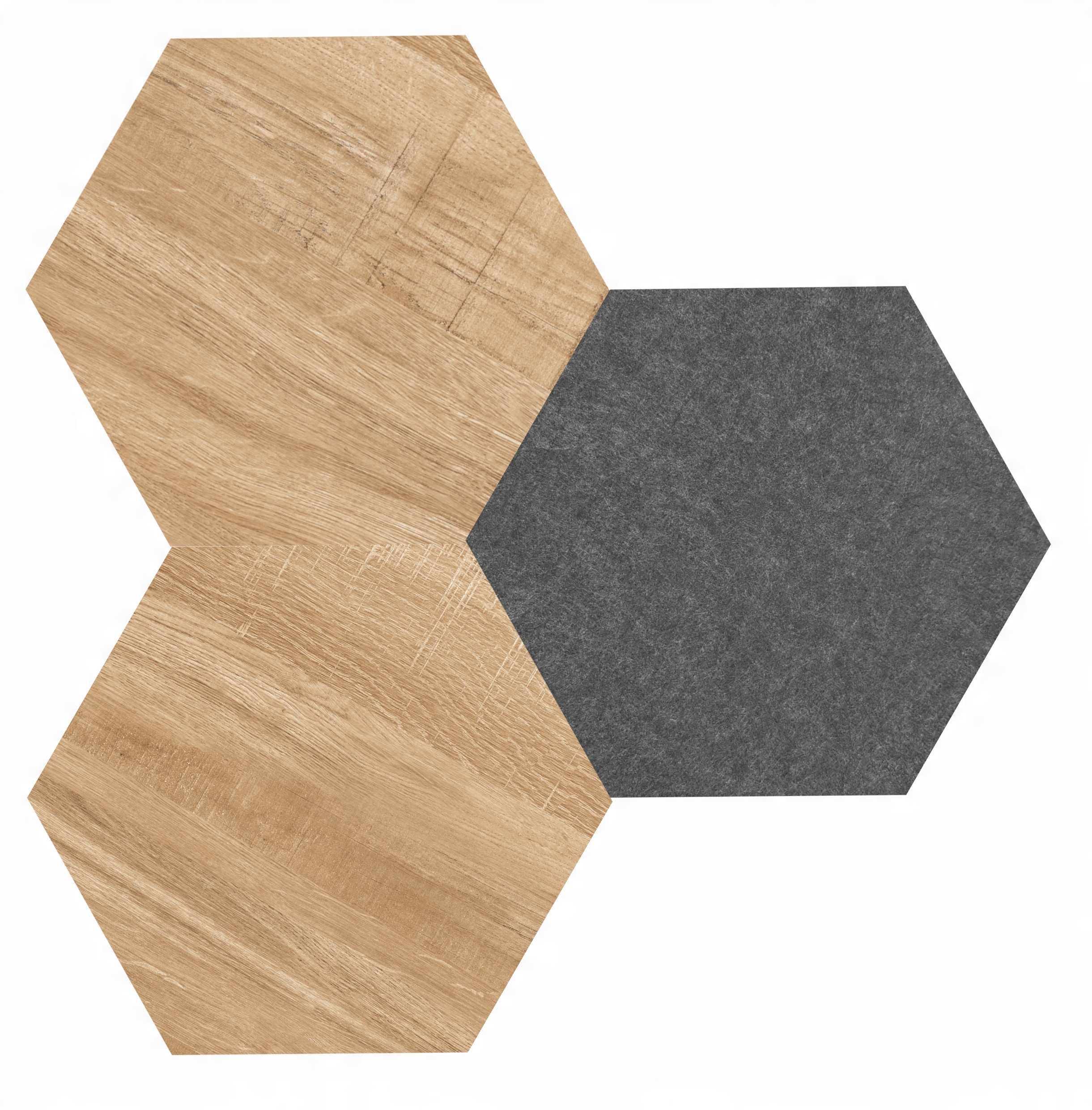 

Panel, hexagon, drewnopodobny, deska, wygłuszające