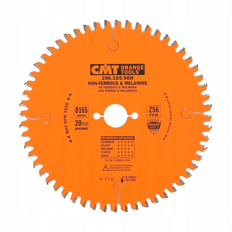 

Tarcza tnąca Cmt 296.165.56H 165 x 20 mm z56