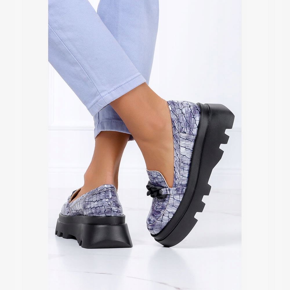 MOKASYNY PÓŁBUTY NA PLATFORMIE POLSKA SKÓRA 39 Marka Casu