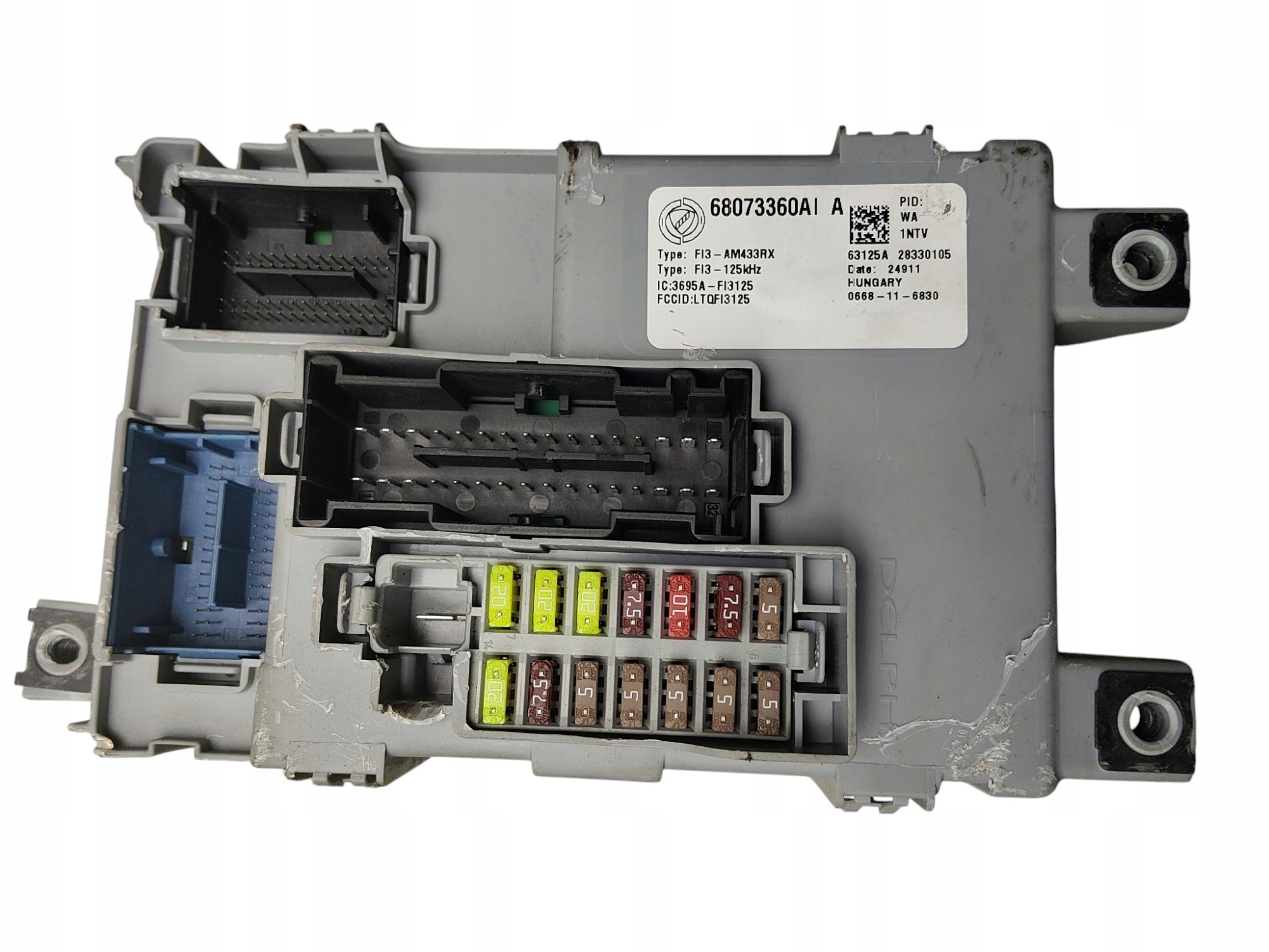 Module fusibles Module BSI FIAT 500 (2007-2015) 68073360A