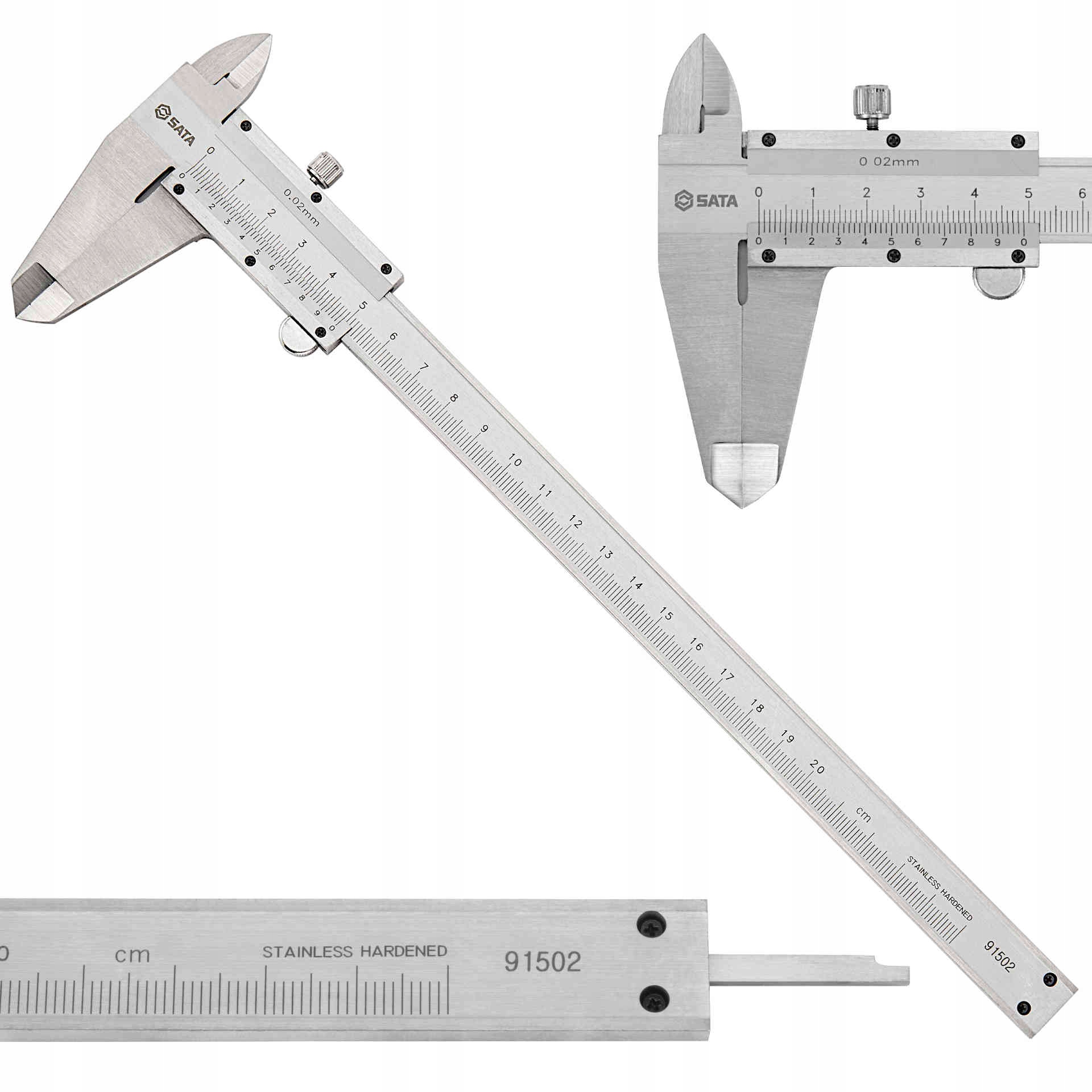 Suwmiarka noniuszowa SATA 200 mm