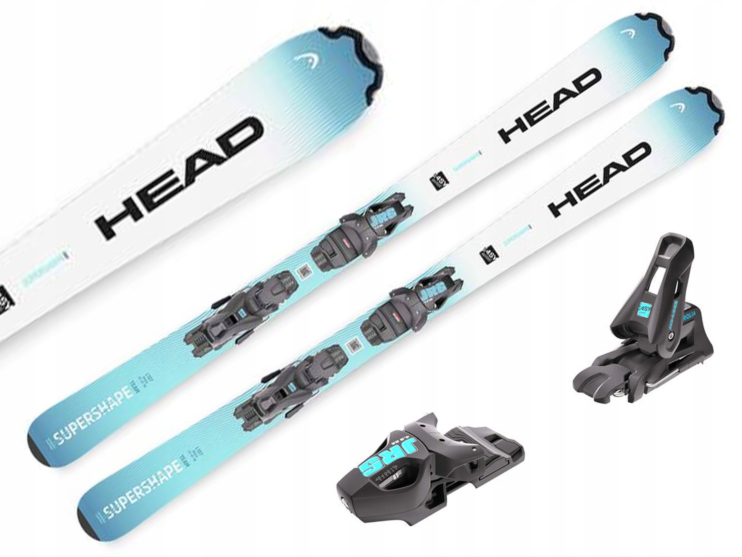 Narty dziecięce Head Supershape Team Easy wiązania Jrs 4.5 Gw Ca 107cm