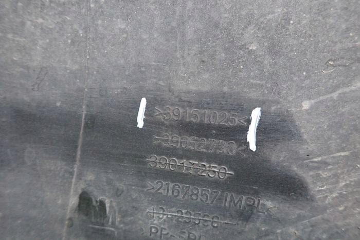 OPEL ASTRA V K 16-19 front bumper front