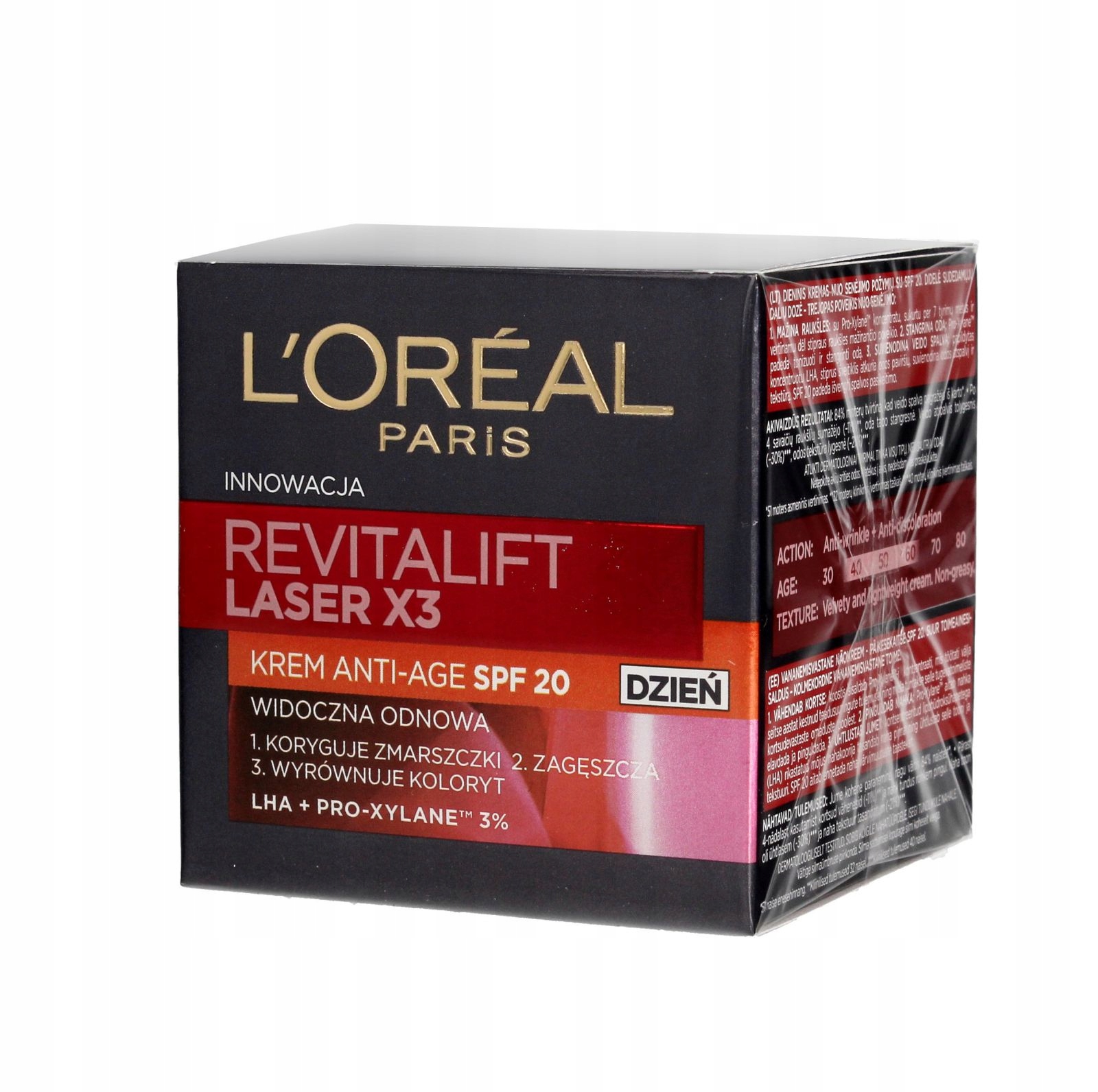 Loreal Revitalift Laser X3 Krém Proti Vráskám