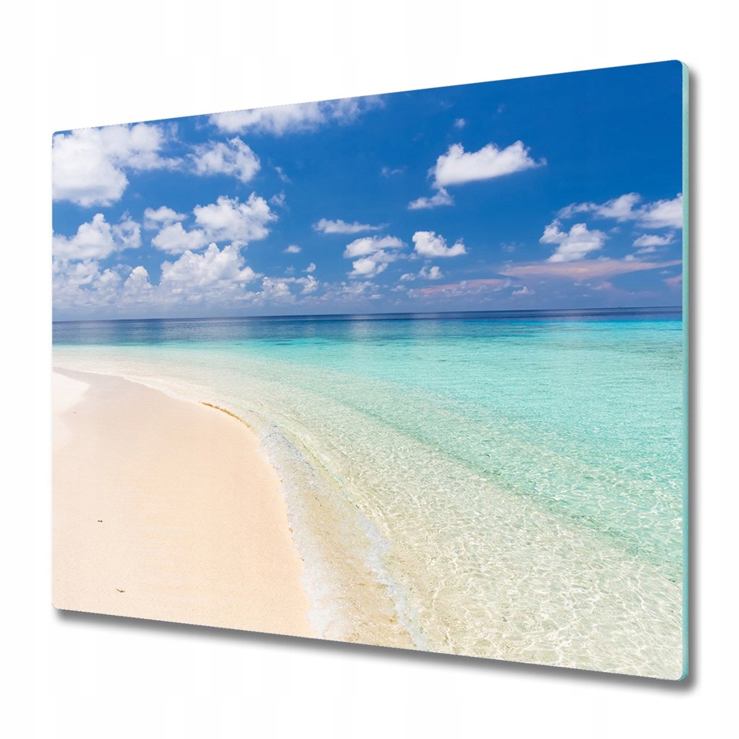 

Deska do krojenia szkło Plaża na Malediwach 60x52