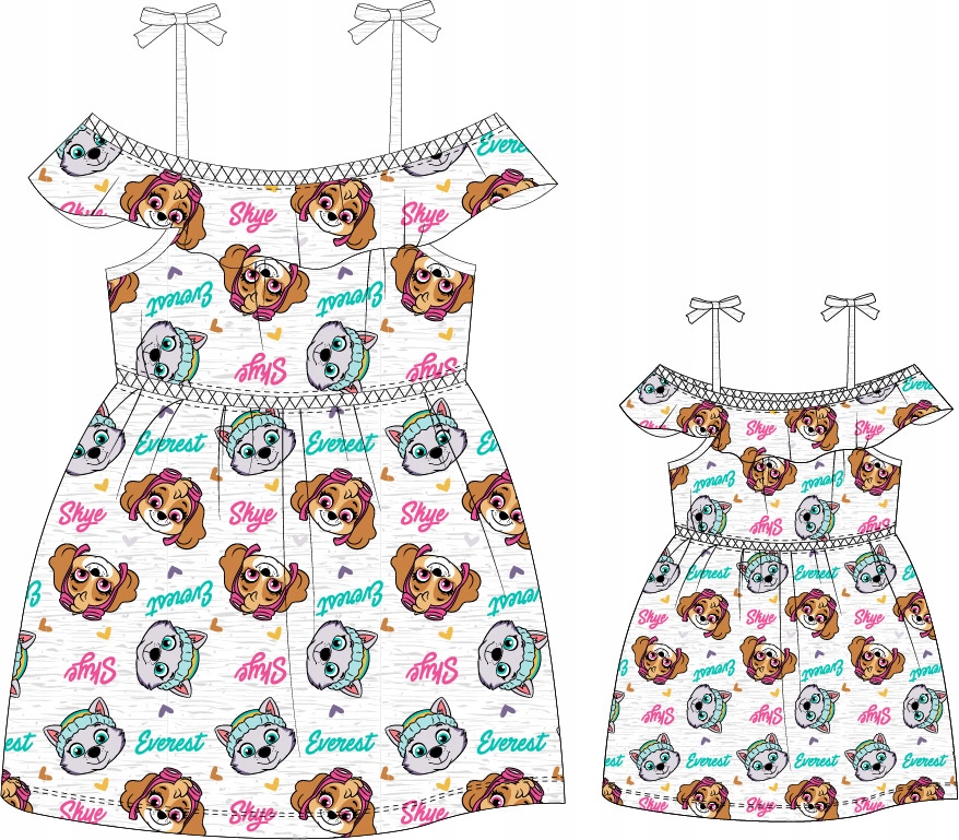 

Sukienka Psi Patrol hiszpanka 128cm