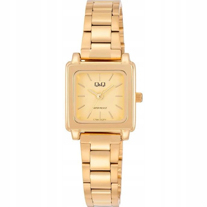 Dámské hodinky Qq C79A-002P zlaté