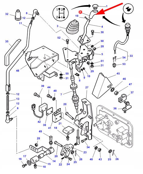 3789474m2 крышка рычага переключения передач