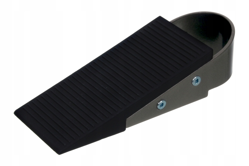 

Klin gumowy do drzwi czarny z uchwytem 125mm