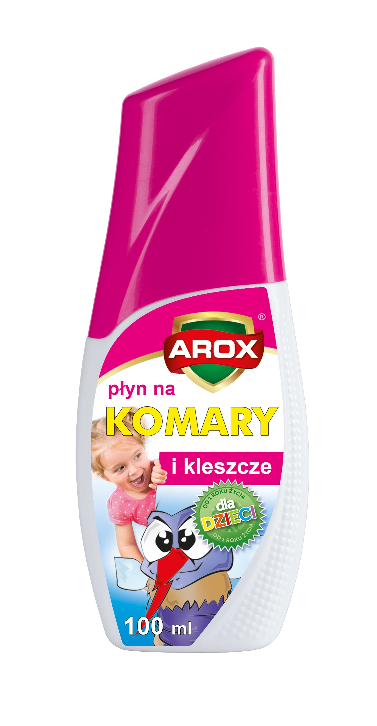 

Płyn na komary i kleszcze dla dzieci Arox 100 ml