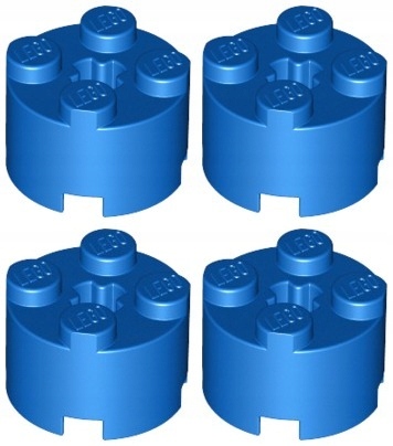 

Lego 3941 Klocek 2x2 niebieski Nowy (5g) 4 szt.