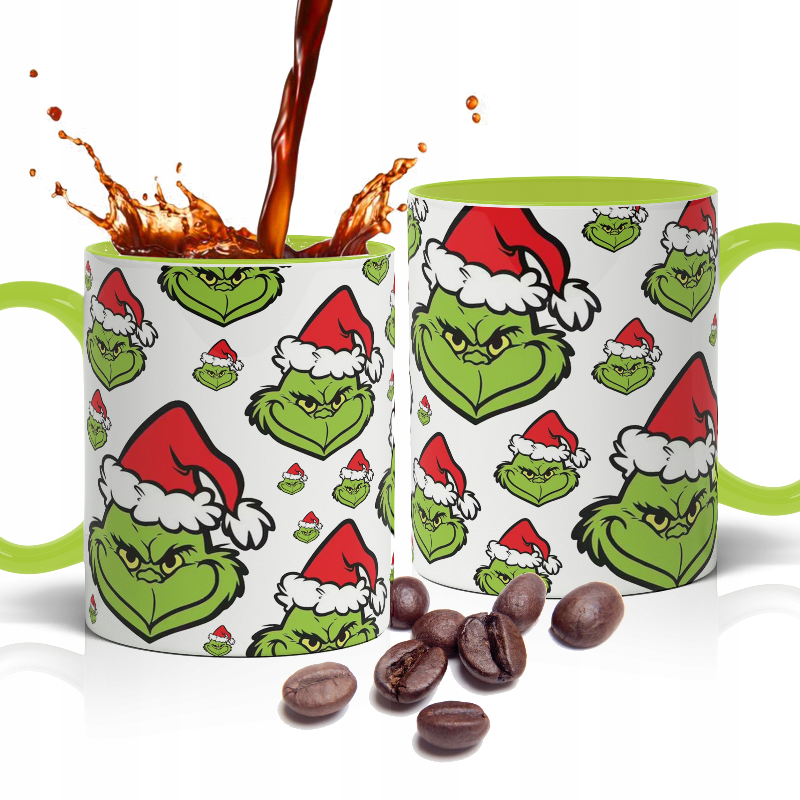 

Kubek Ceramiczny na Mikołaja Święta Grinch