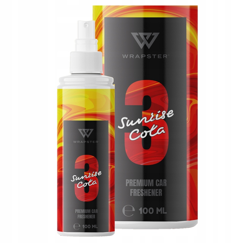 

Wrapster Sunrise Cola zapach samochodowy 100ml