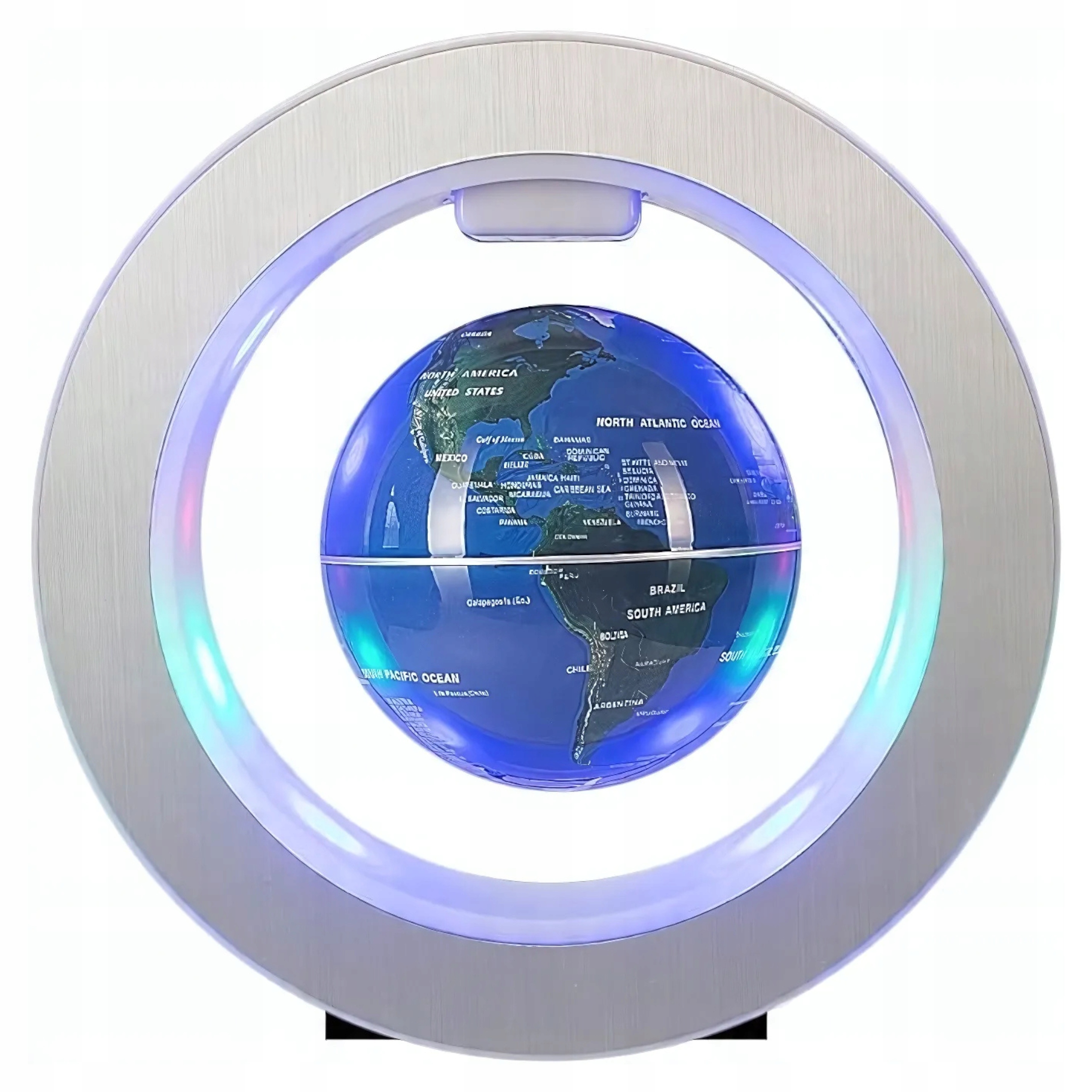 Interaktivní Levitující Podsvícený Magnetický Led Globus S Mapou