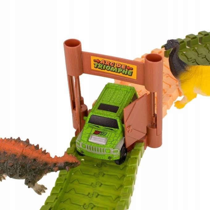 MAGIC TRACK TOR SAMOCHODOWY DINOSAUR 192 el. most Marka KIK