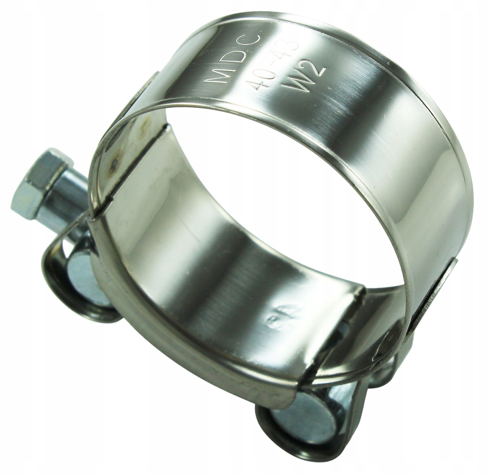 MDC Obejma 40-43mm Gbs W2 Nierdzewna 304SS Opaska Sgb wąż Turbo Intercooler