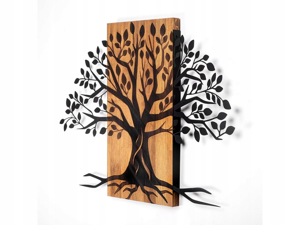 Dekoratívny drevený nástenný doplnok low 382 PA-899SKL2463