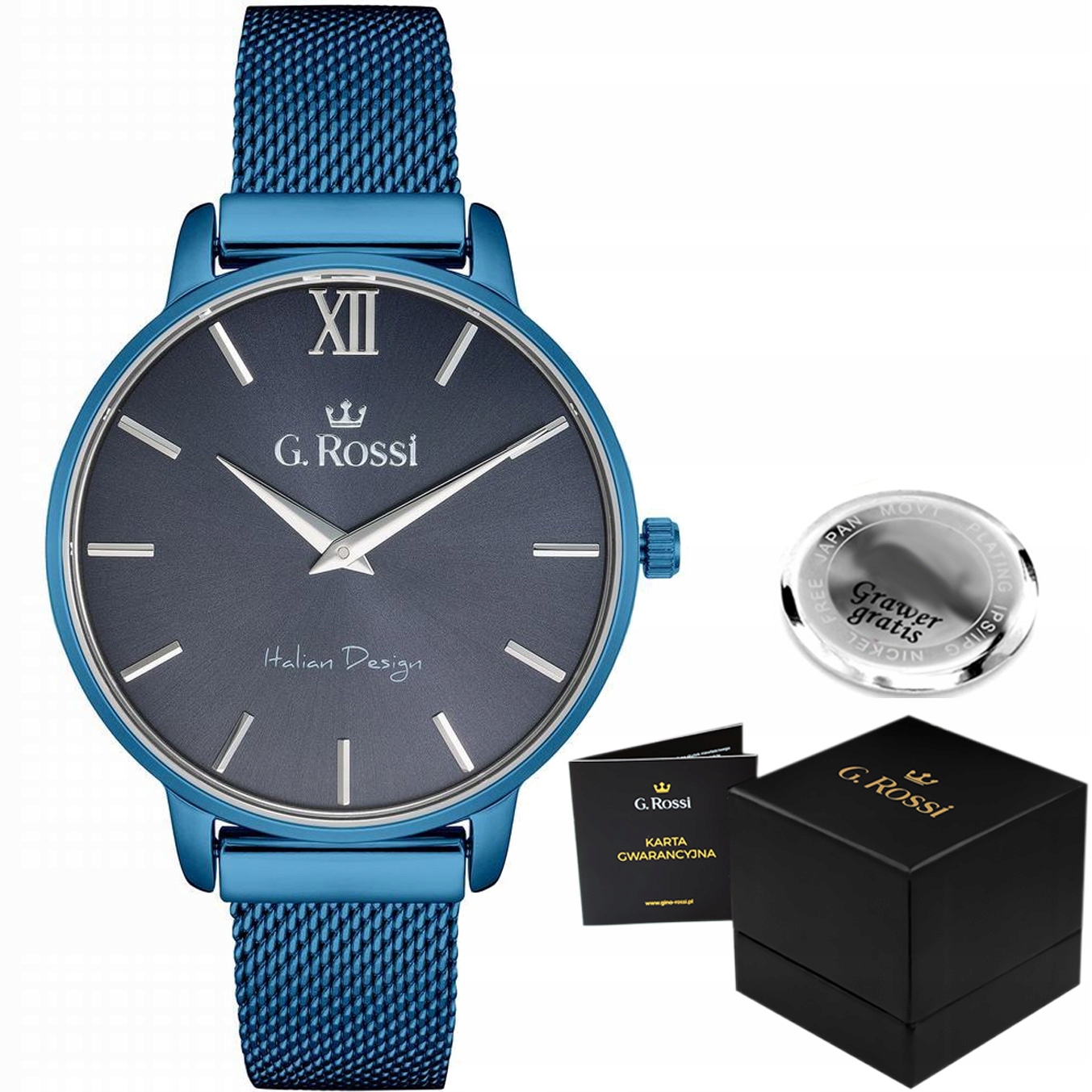 Dámské hodinky G. Rossi Jetta B síťované Box