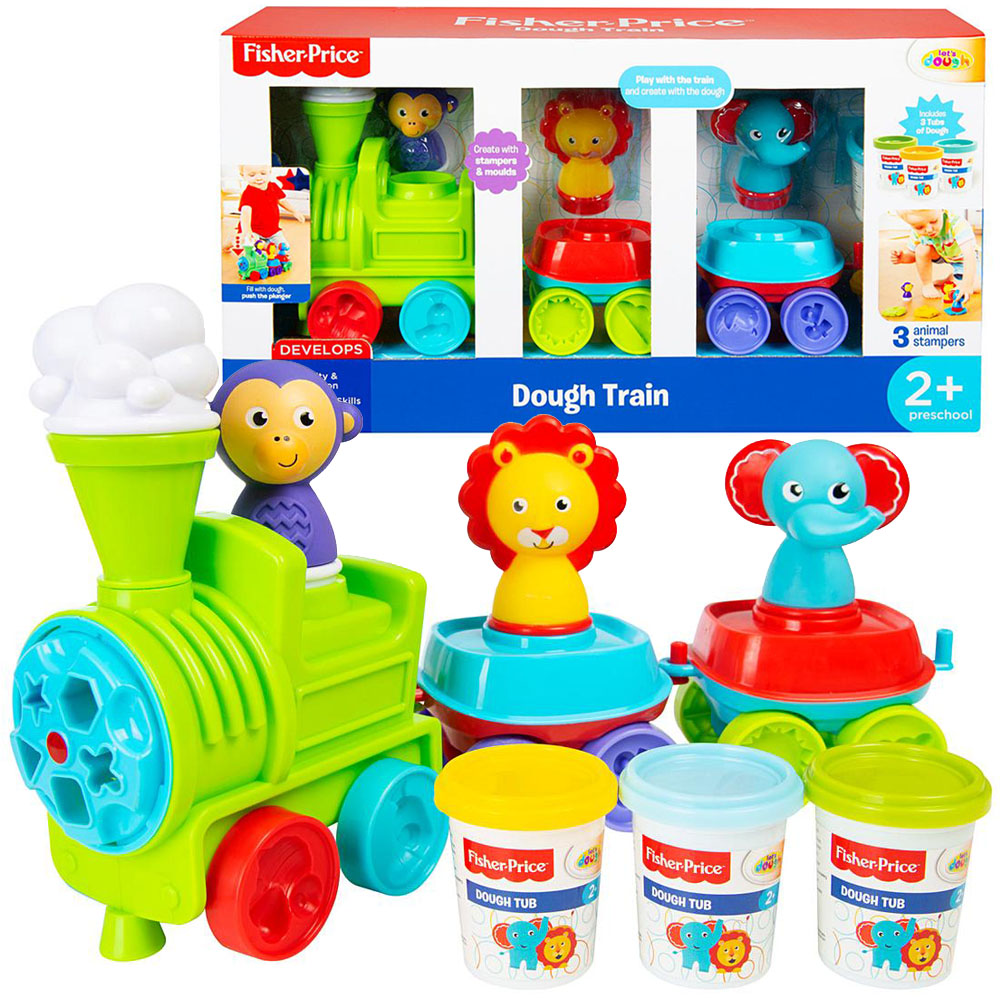 

Fisher Price Pociąg ciastolina 3 kol. ZA3619