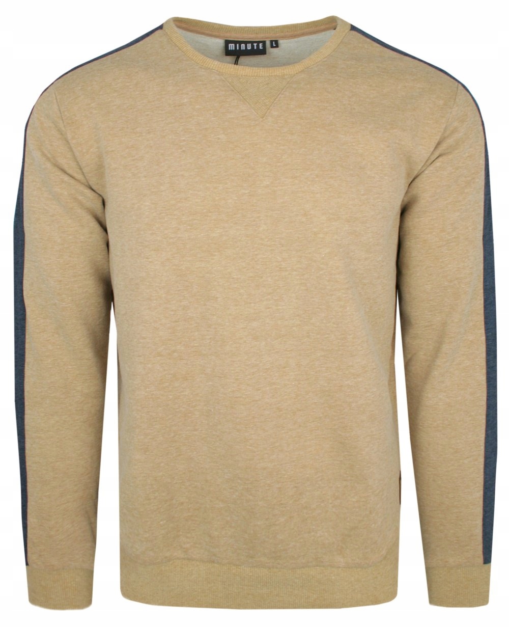 Měkká a pohodlná Pánská Mikina – béžová, Pásek – XXL