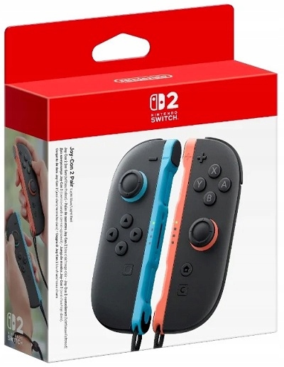 Zestaw Kontrolery Joy Con 2 Light Blue Light Red Nintendo Switch 2