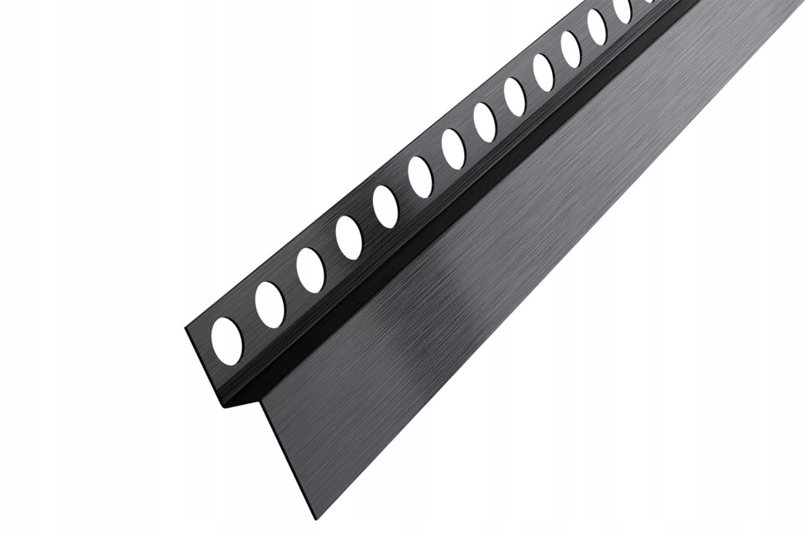 

Listwa Spadkowa Ścienna Czarna Mat Prawa 120cm