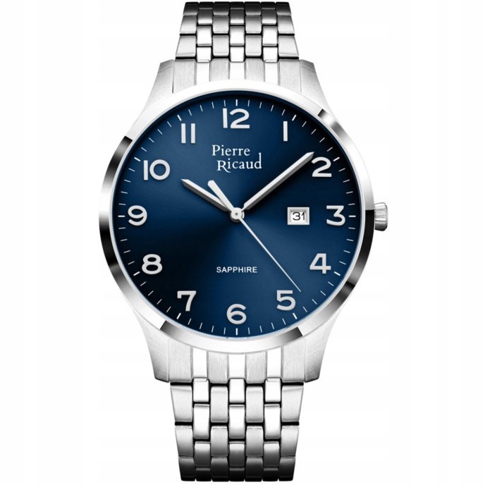 Pánské Hodinky Pierre Ricaud P60056.5125Q stříbrný náramek