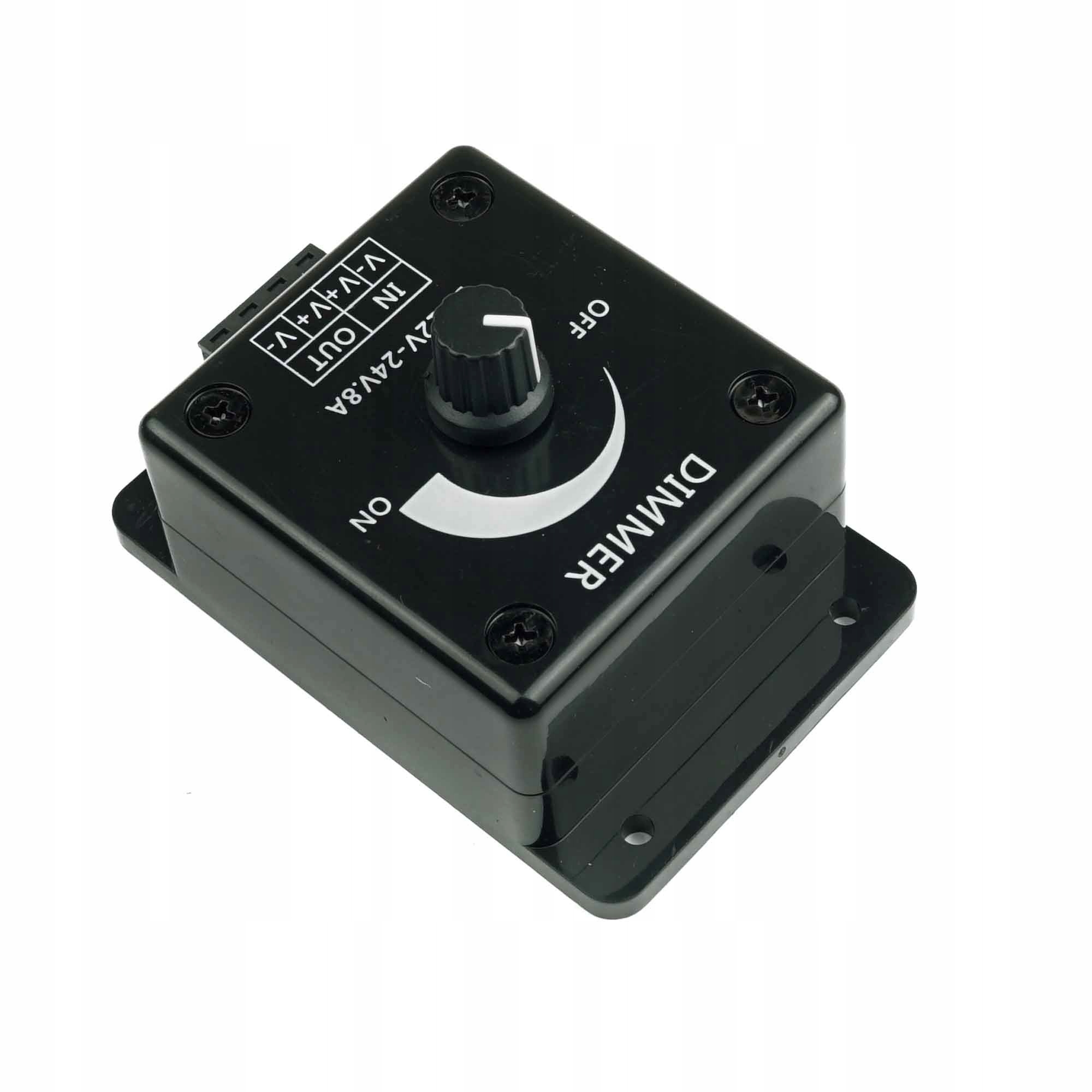 Ściemniacz LED DIMMER regulator PWM 12V-24V 8A 96W Marka inna