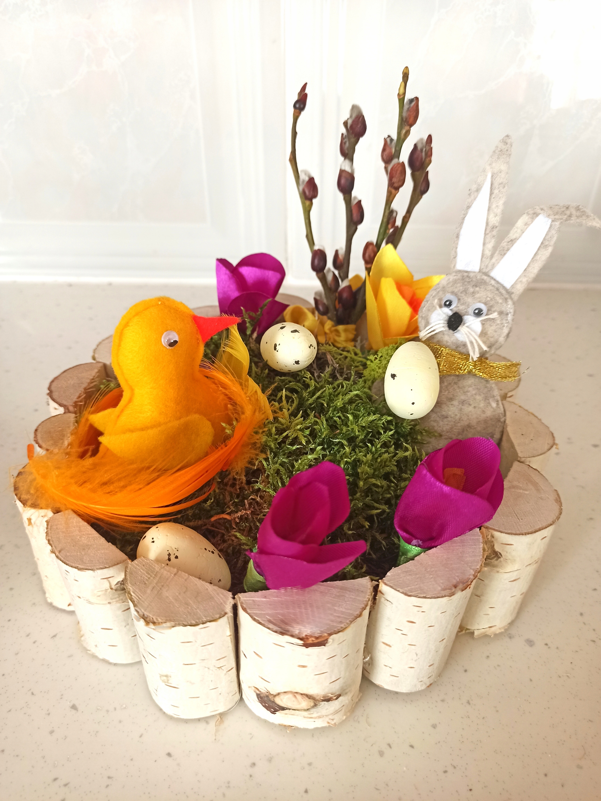 Dekorace stromek z břízy Hand Made [W3]