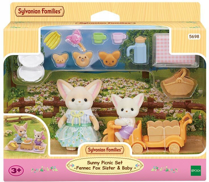 Zestaw figurek Epoch Sylvanian Families Sunny Picnic Fennec