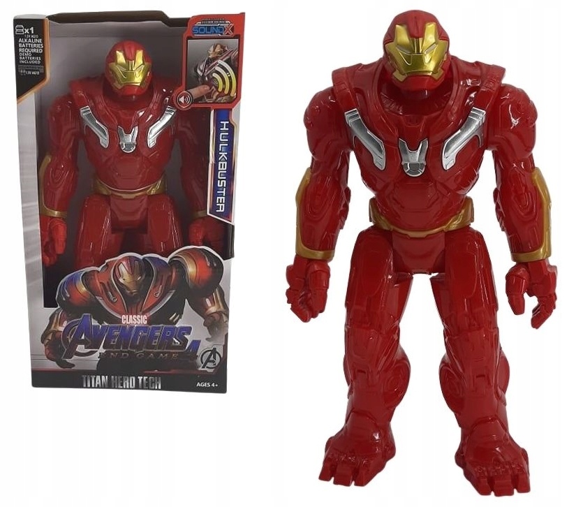 

Postać Duża Figurka Hulkbuster Dźwięk Led Avengers