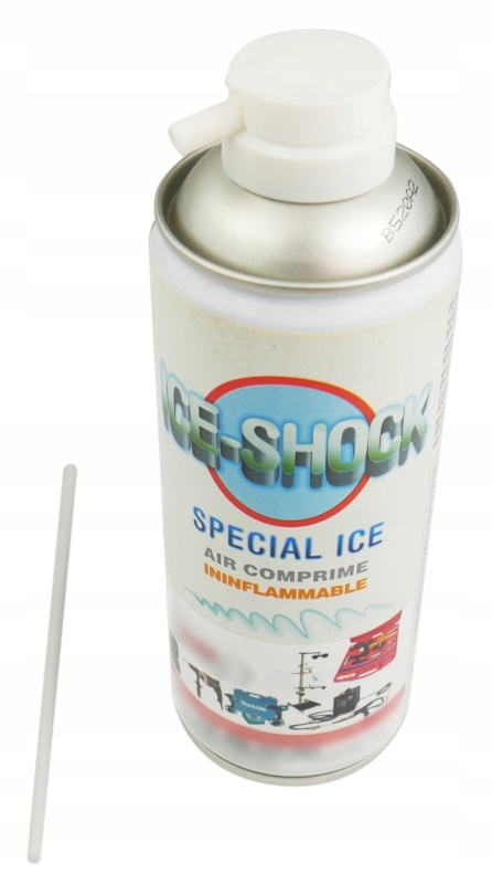 PDR Ochładzacz Karoserii Aluminiowych i Kleju ICE SHOCK 400ml Elementy zestawu torba, pokrowiec