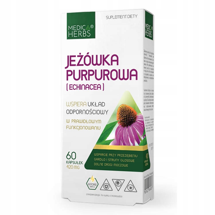 

Echinacea Jeżówka Purpurowa Odporność Medica Herbs