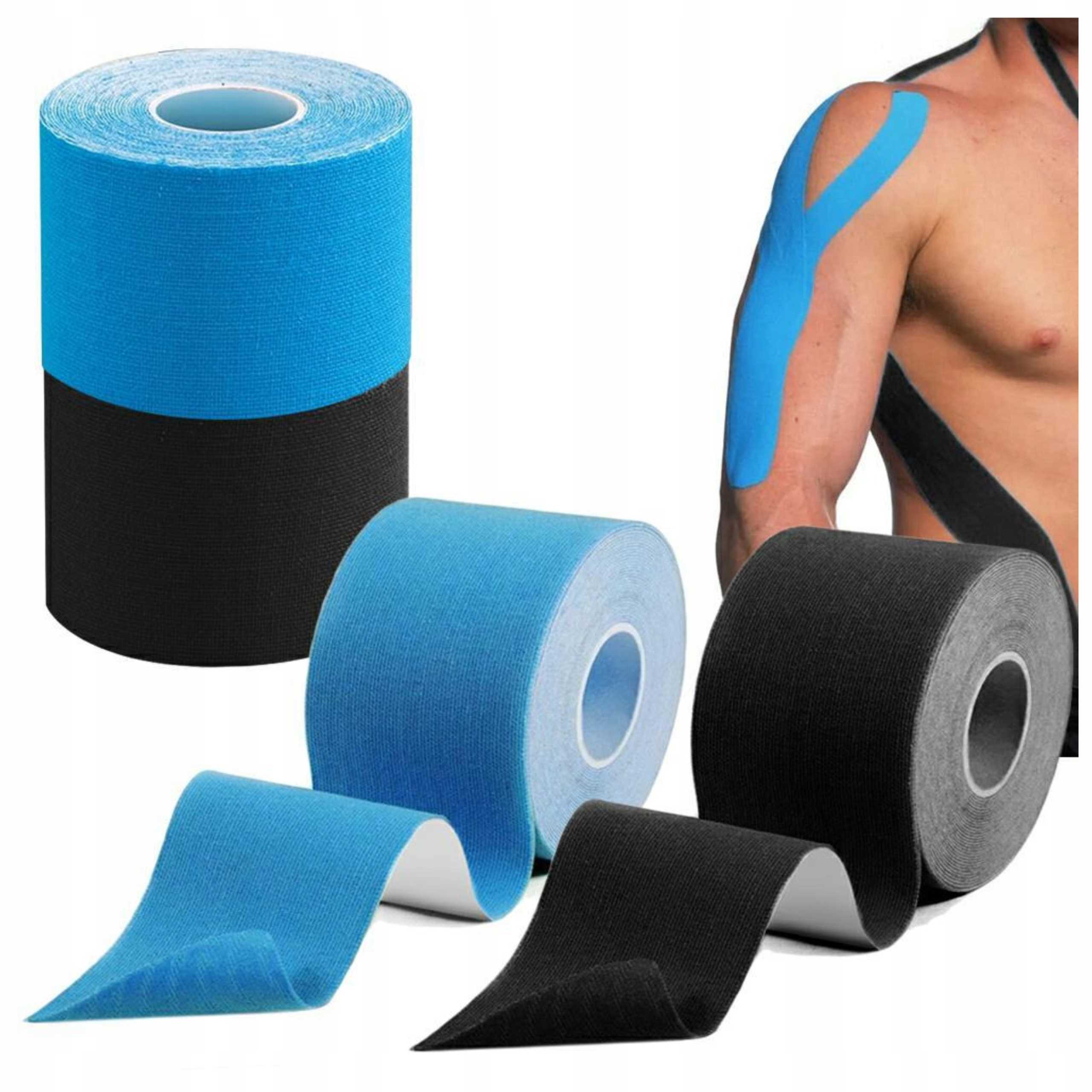 

4x Taśma Tape Tejpy Kinesiotaping Mocne Plastry 5M