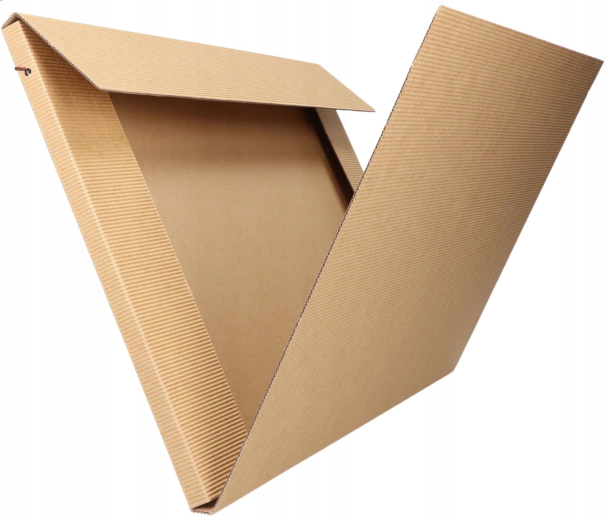 Aktovka s gumičkou na dokumenty, ekologické kresby z vlnitého kartonu A3