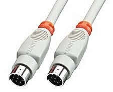 Lindy 8 pin Mini-DIN, 2m, szary (31532)