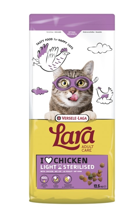 Levně VL-Lara Adult Light Sterilized 12,5 kg – krmivo pro sterilizované kočky