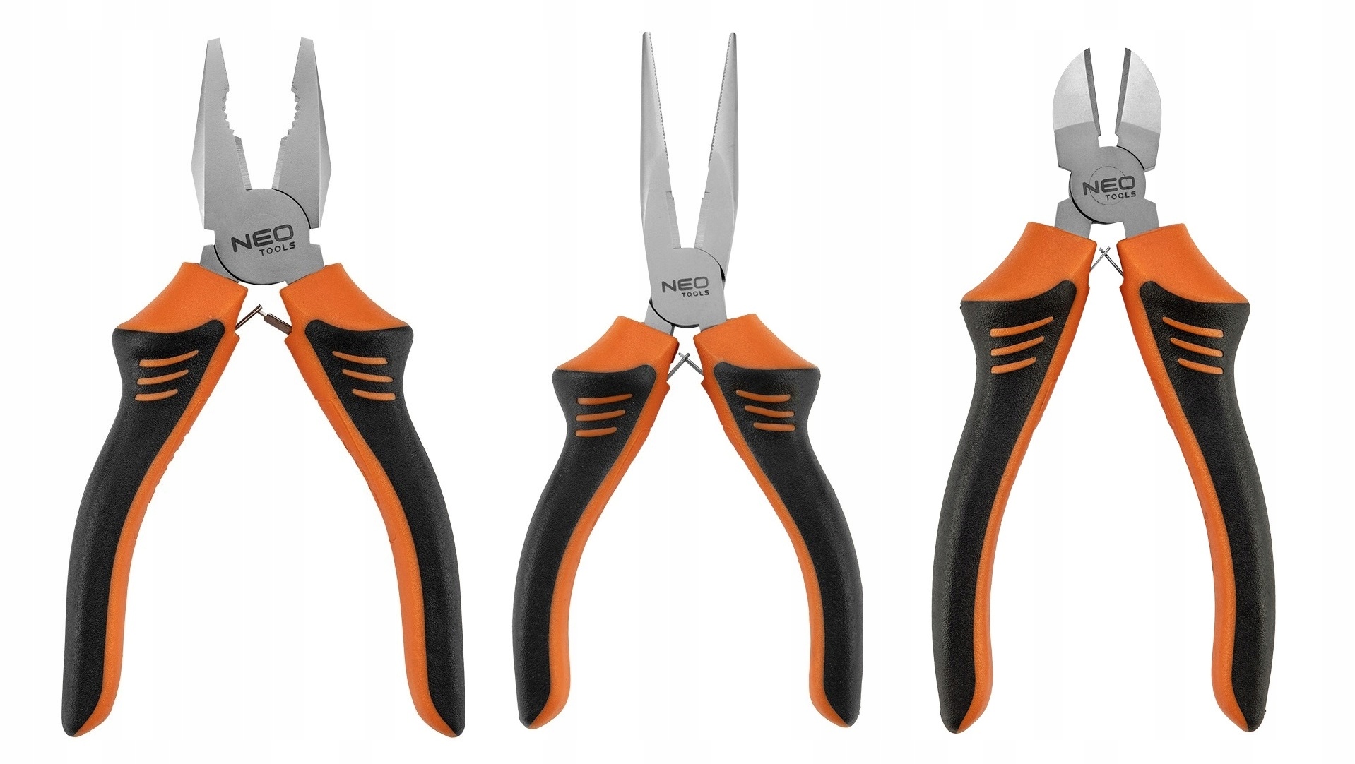 

Szczypce Boczne Wydłużone Kombinerki 3 Szt Neo 160