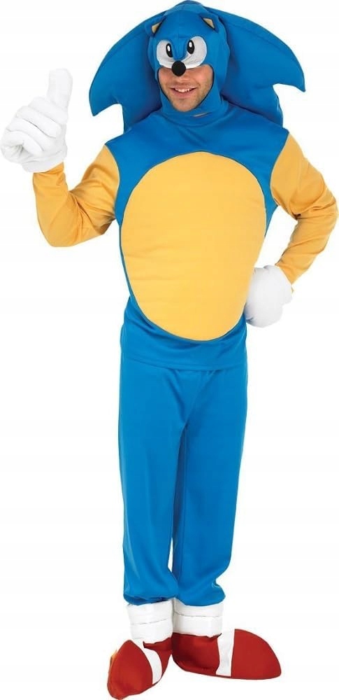 Rubie's Sonic Kostým Převlek Velikost L-XL Overal Kigurumi pyžamo Ježek