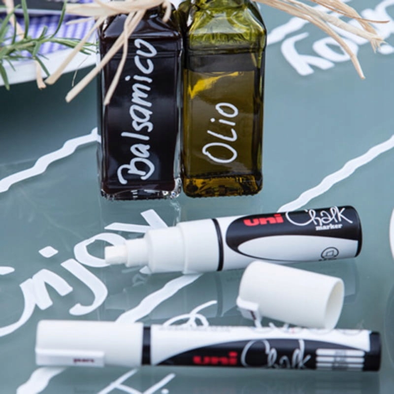 Marker kredowy UNI Chalk PWE-5M (różowy) Kolor różowy