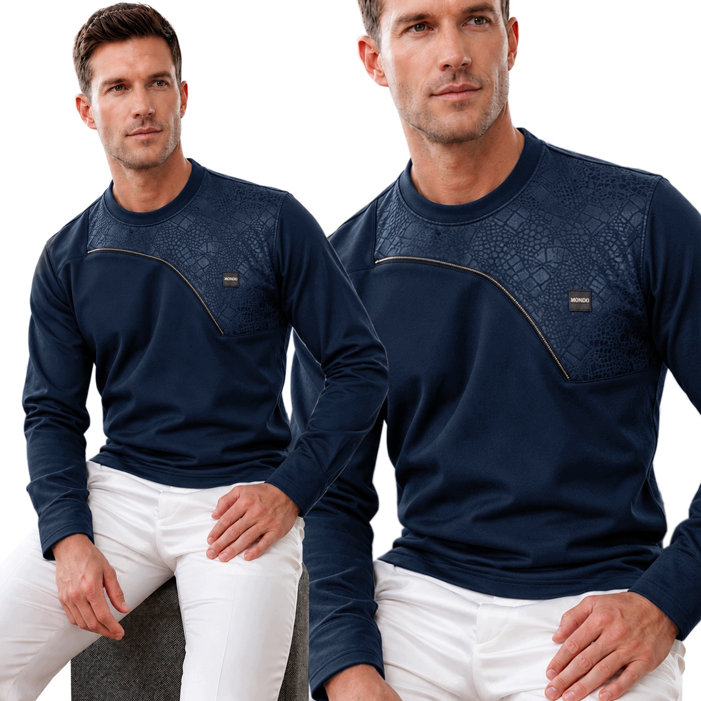 Tričko s dlouhým rukávem Mikina Mondo Exclusive Casual