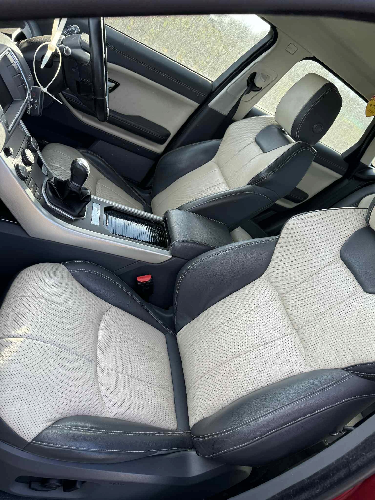 seats komplet side Range Rover Evoque L538 upholstery skorzana
