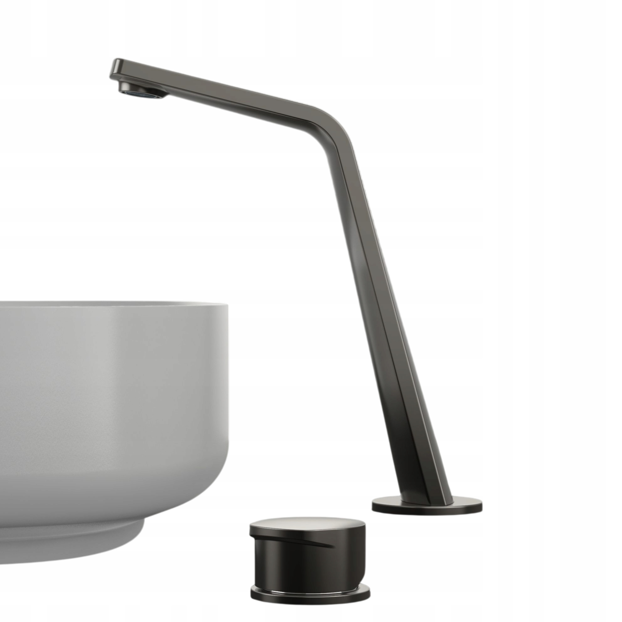 Bateria umywalkowa wysoka bateria stojąca gunmetal Xelo Flex 260 Neoperl