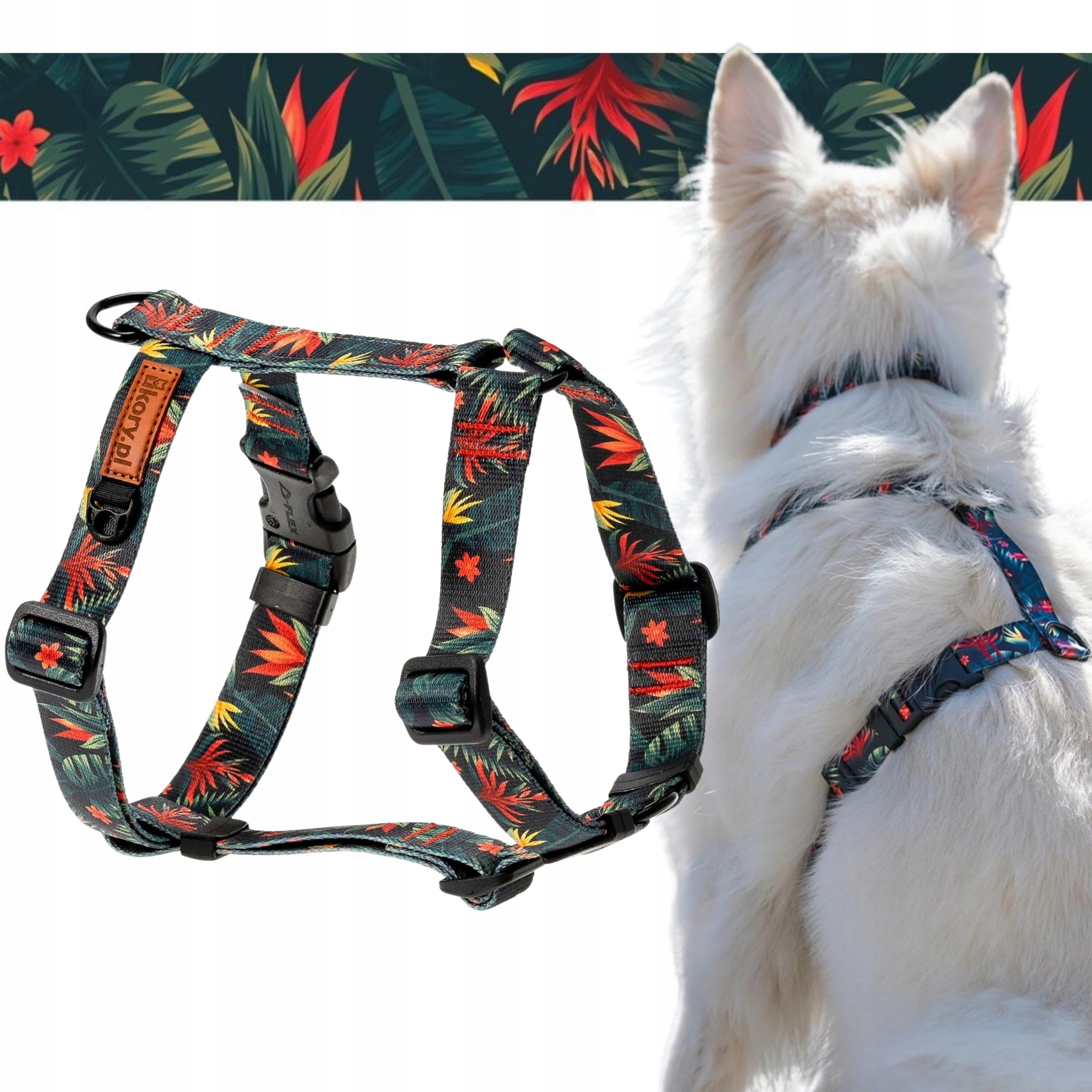 Levně Guard postroj pro malého psa štěněte Xs 15 mm Ukory Zelený