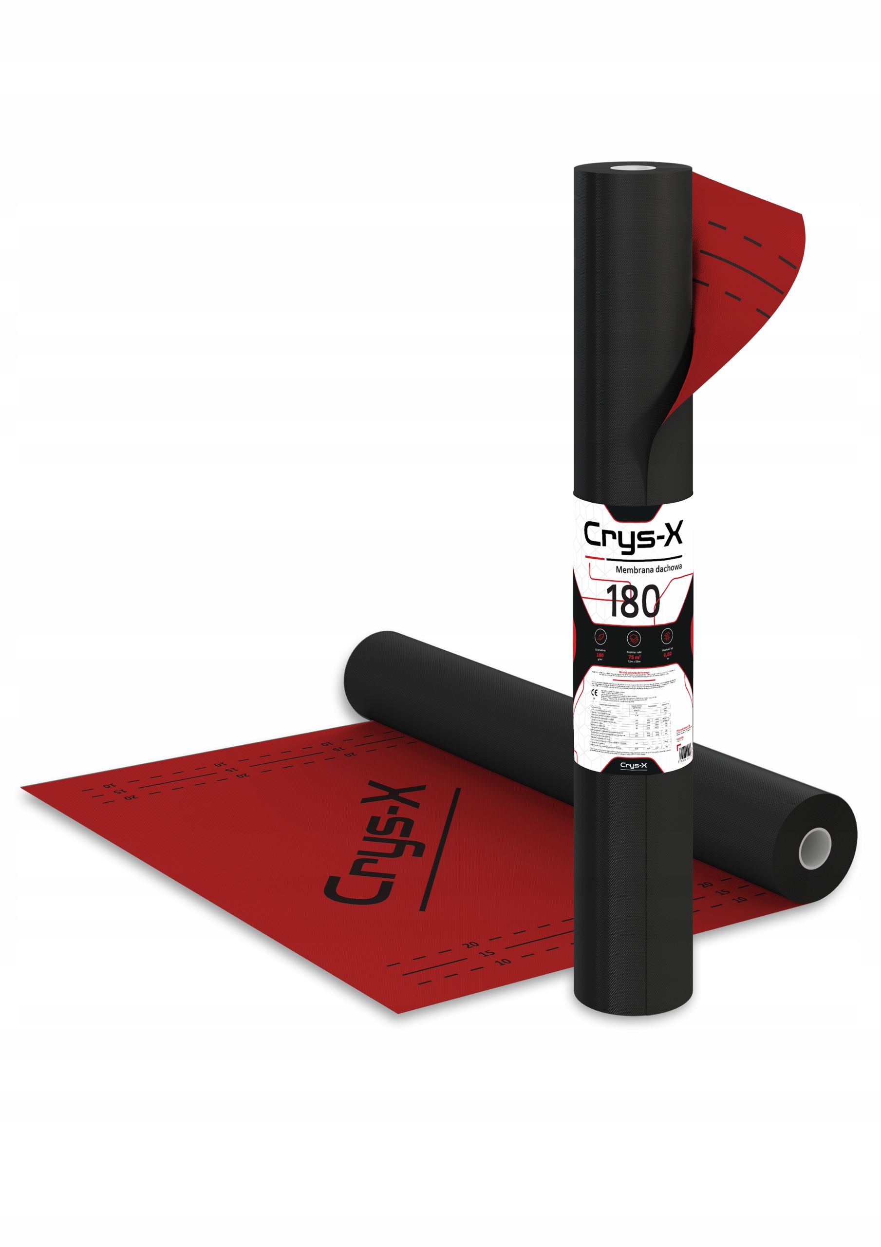 Membrana dachowa Crys-X 180 czerwona mocna red strong