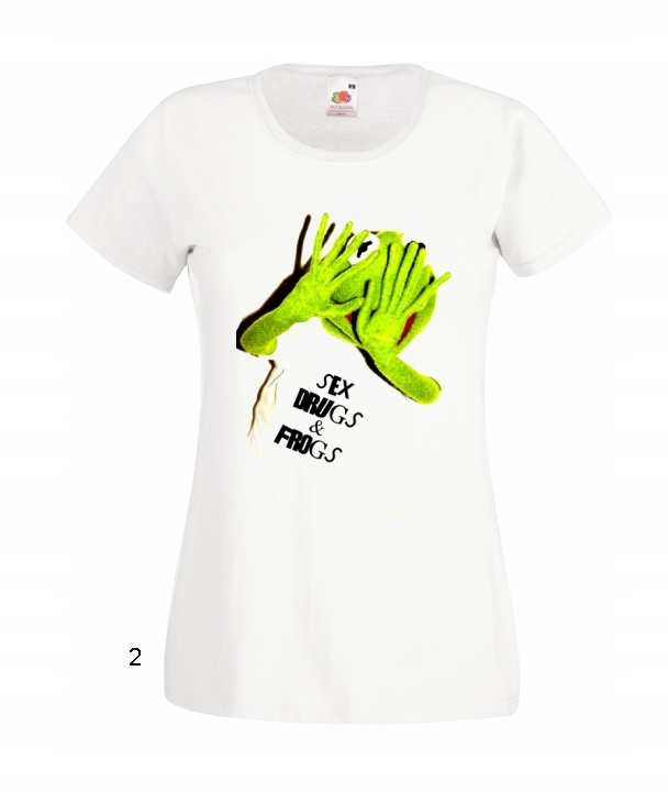 

Koszulki Kolorowe Kermit Żaba Pigi Muppet Wzory