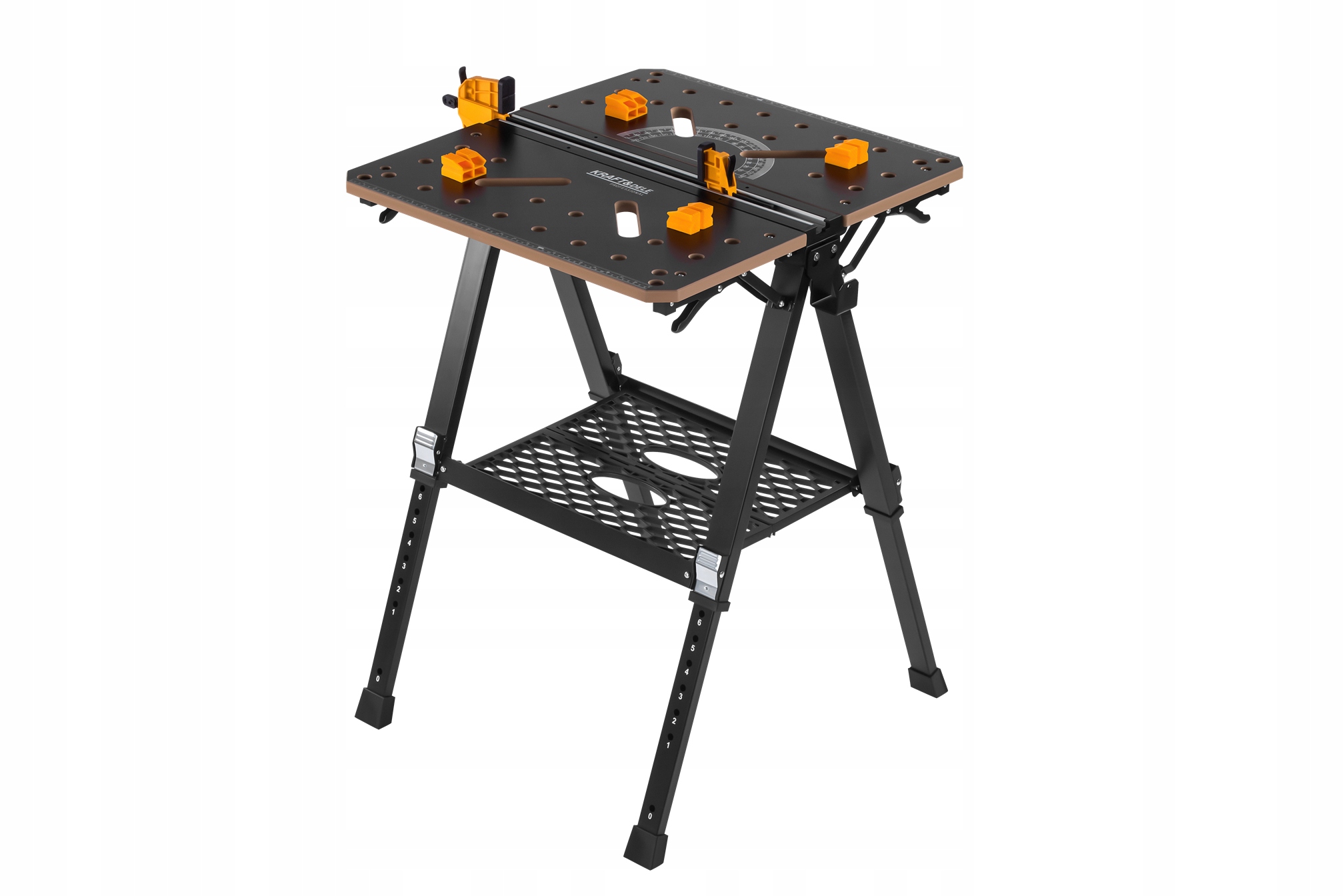 Skladací pracovný a upínací stôl 454 kg Nosnosť 70x65x92 cm Mdf KD11871