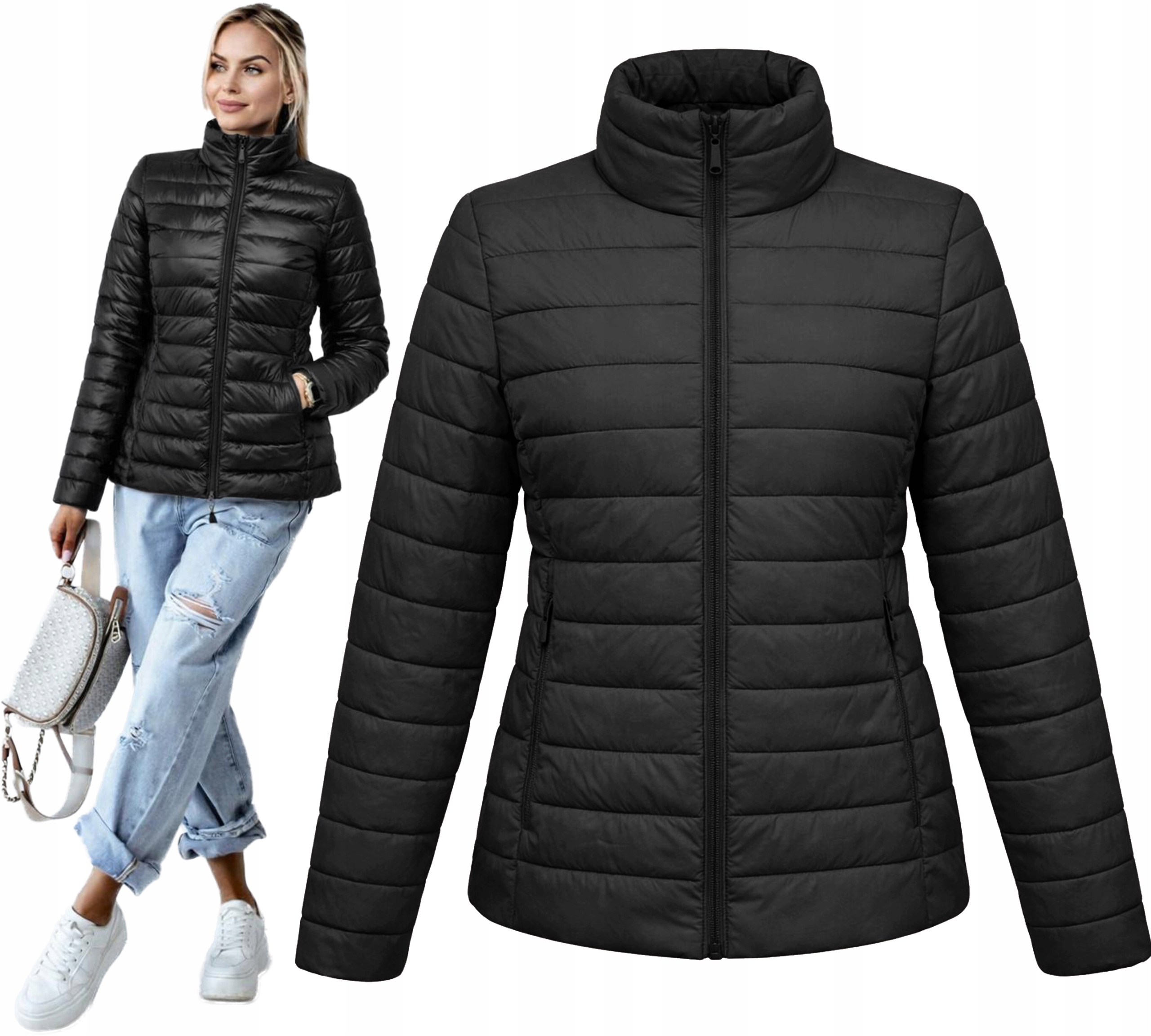 Przejściowa Kurtka damska Pikowana lekka pikowana L Audrey