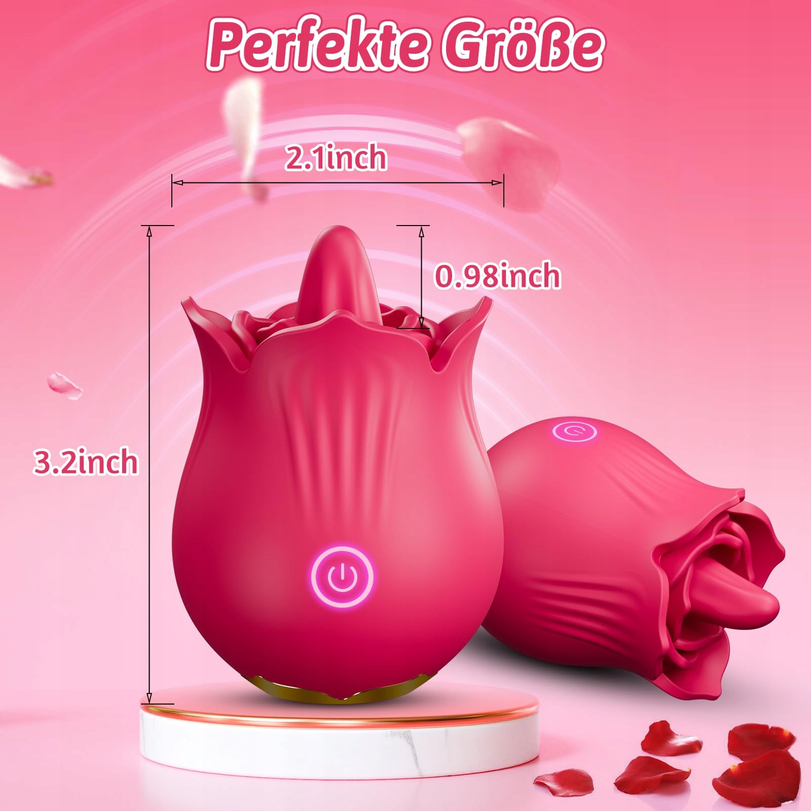 VIBRATOR DLA KOBIET G PUNKT Z 9 TRYBAMI WIBRACJI STYMULATOR KLITORIS — miniatura 5