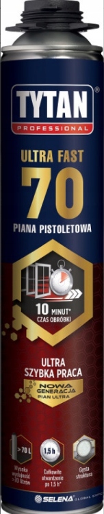 

Pianka pistoletowa Tytan Ultra Fast 70 870ml